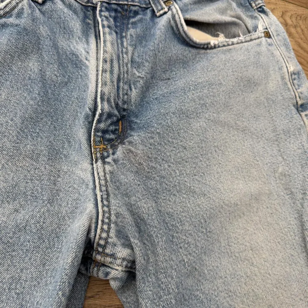 Vintage Carhartt Plaid Lined Jeans Distressed 90s Y2K - Picture 14 of 15